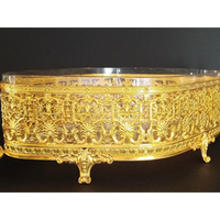 Jardiniere mit Glaseinsatz Frankreich um 1890