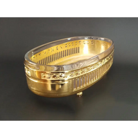 Jugendstil Schale mit Glaseinsatz um 1900 - Sammlerstücke