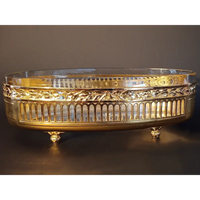 Jugendstil Schale mit Glaseinsatz um 1900 - Sammlerstücke