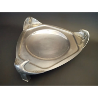 Jugendstil Schale Kayserzinn Krefeld - Sammlerstücke