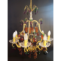 Kronleuchter mit Glasfrüchten Frankreich um 1880 - Leuchten