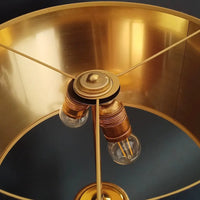 Baccarat Lampe mit vergoldeten Schwänen - Leuchten