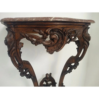 Louis XV Wandkonsole mit Marmorplatte Rouge Royale - Möbel