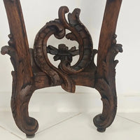 Louis XV Wandkonsole mit Marmorplatte Rouge Royale - Möbel