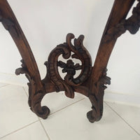 Louis XV Wandkonsole mit Marmorplatte Rouge Royale - Möbel