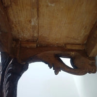 Louis XV Wandkonsole mit Marmorplatte Rouge Royale - Möbel