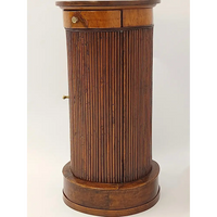 Nussbaum-Trommeltisch Frankreich um 1830 - Möbel