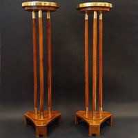 Paar Art Déco-Blumentische / Sellette Frankreich um 1920