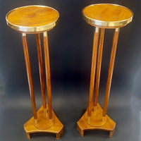 Paar Art Déco-Blumentische / Sellette Frankreich um 1920