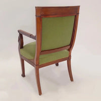 Empire Sessel mit Schwänen und Löwentatzen um 1830 - Möbel