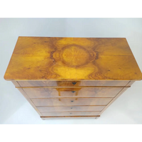 Biedermeier Pfeilerkommode Nussbaum furniert um 1855 - Möbel