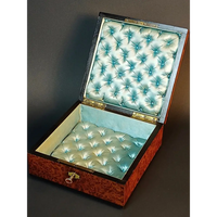 Schatulle in Vogelaugenahorn Rosenholz und Palisander