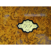 Schatulle in Vogelaugenahorn Rosenholz und Palisander