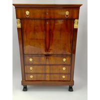 Sekretär Retour d’Égypte Nussbaum furniert um 1805 - Möbel