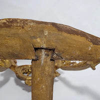 Louis XV Konsole vergoldet Marmorplatte um 1770 - Möbel