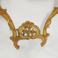 Louis XV Konsole vergoldet Marmorplatte um 1770 - Möbel