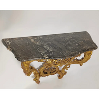Louis XV Konsole vergoldet Marmorplatte um 1770 - Möbel