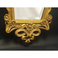 Jugendstil Spiegel mit facettiertem Glas um 1910 - Möbel