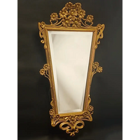 Jugendstil Spiegel mit facettiertem Glas um 1910 - Möbel