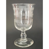 Set aus 11 Weingläsern in Tulpenform um 1860 - Sammlerstücke