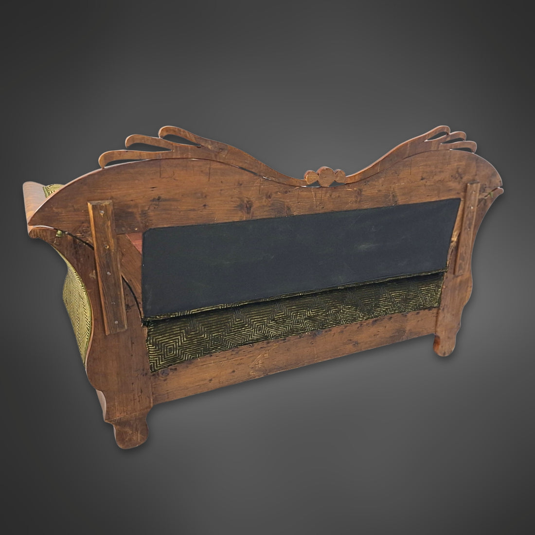 Adler-Canapé von Wilhelm Kimbel, Mainz um 1830 – Spätempire-Sofa aus Mahagoni
