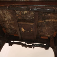 German baroque table from the 18th century with wonderful inlay work