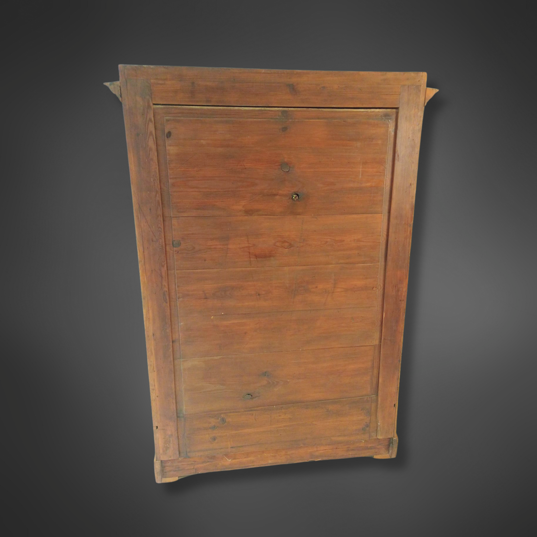 Vitrine Biedermeier avec colonnes noircies
