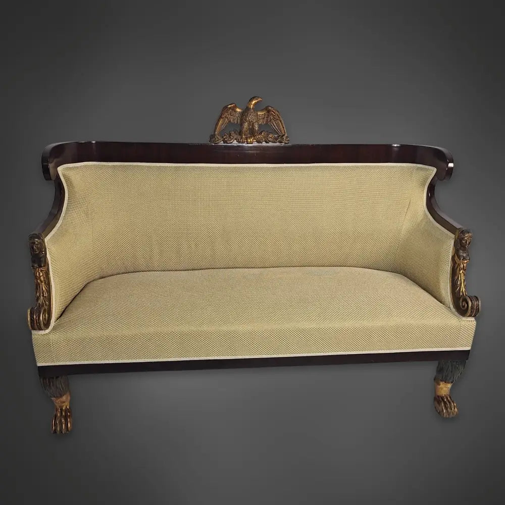Wiener Biedermeier-Sitzgruppe: Sofa und zwei Sessel