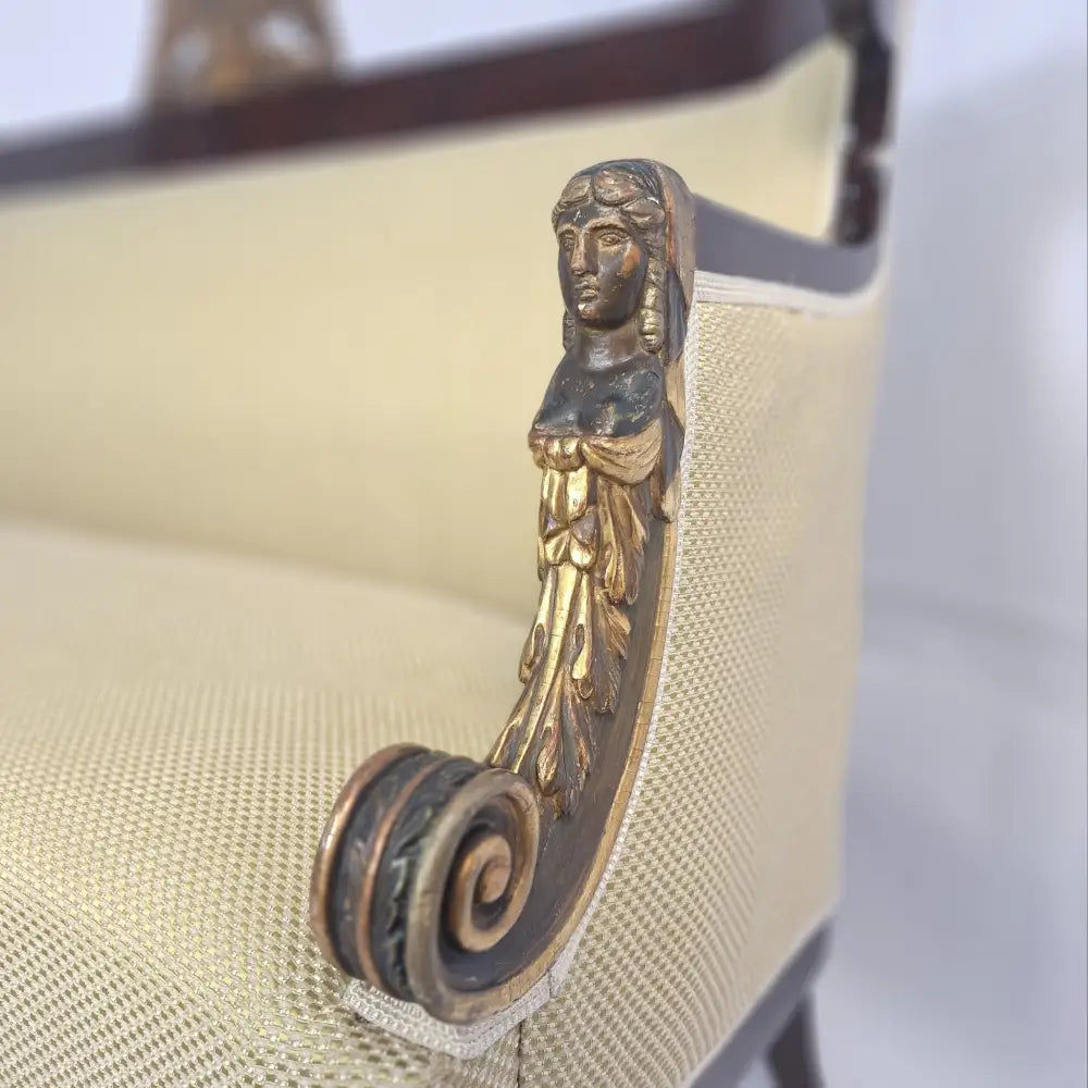 Wiener Biedermeier-Sitzgruppe: Sofa und zwei Sessel