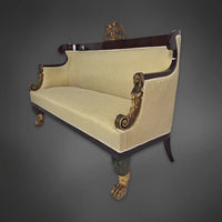 Wiener Biedermeier-Sitzgruppe: Sofa und zwei Sessel