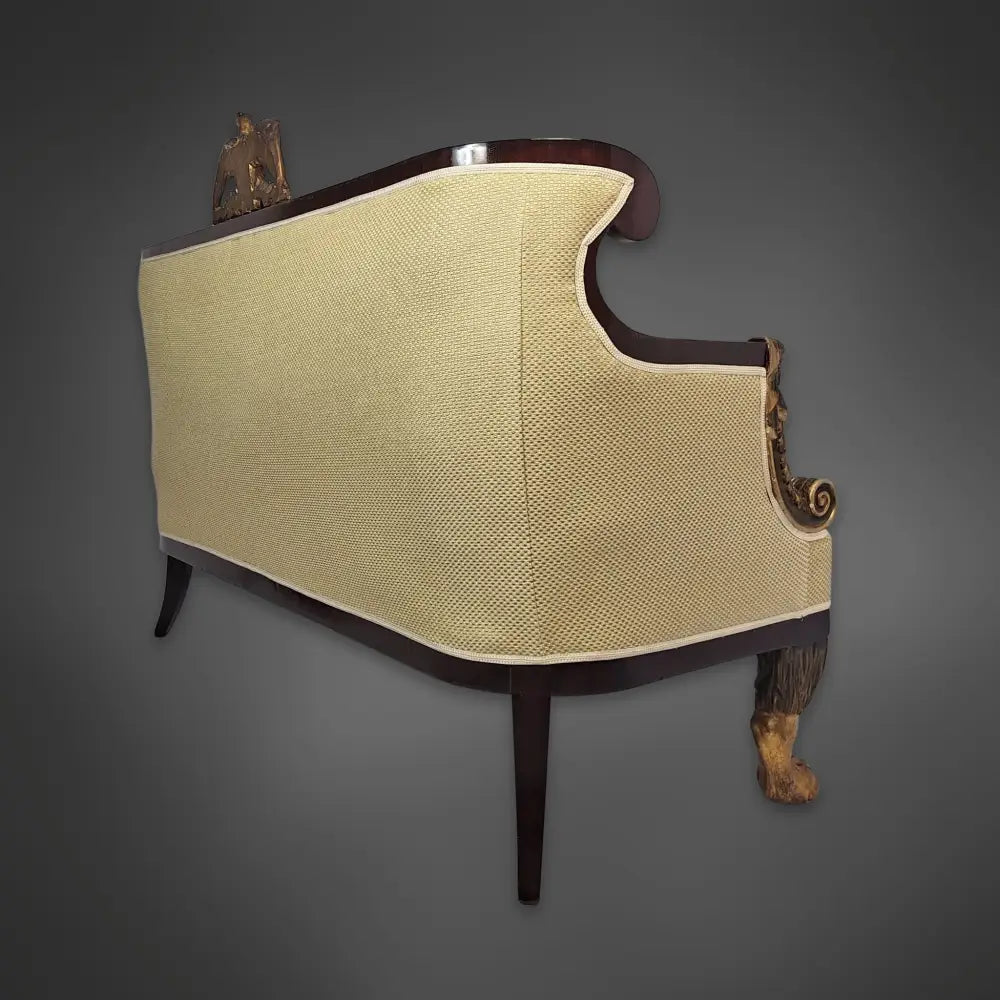 Wiener Biedermeier-Sitzgruppe: Sofa und zwei Sessel