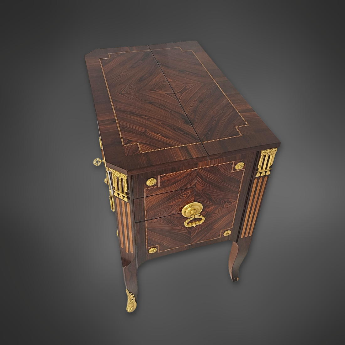 Bureau à transformation à la Bourgogne – Verwandlungsmöbel im Transition-Stil, 2. Hälfte 19. Jh.