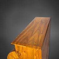 Biedermeier-Zylindersekretär aus Nussbaum, Süddeutschland um 1825–1830