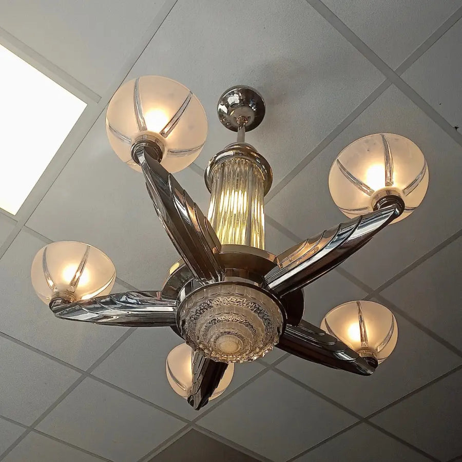 Deckenlampe von Petitot Art Déco um 1930 - Leuchten