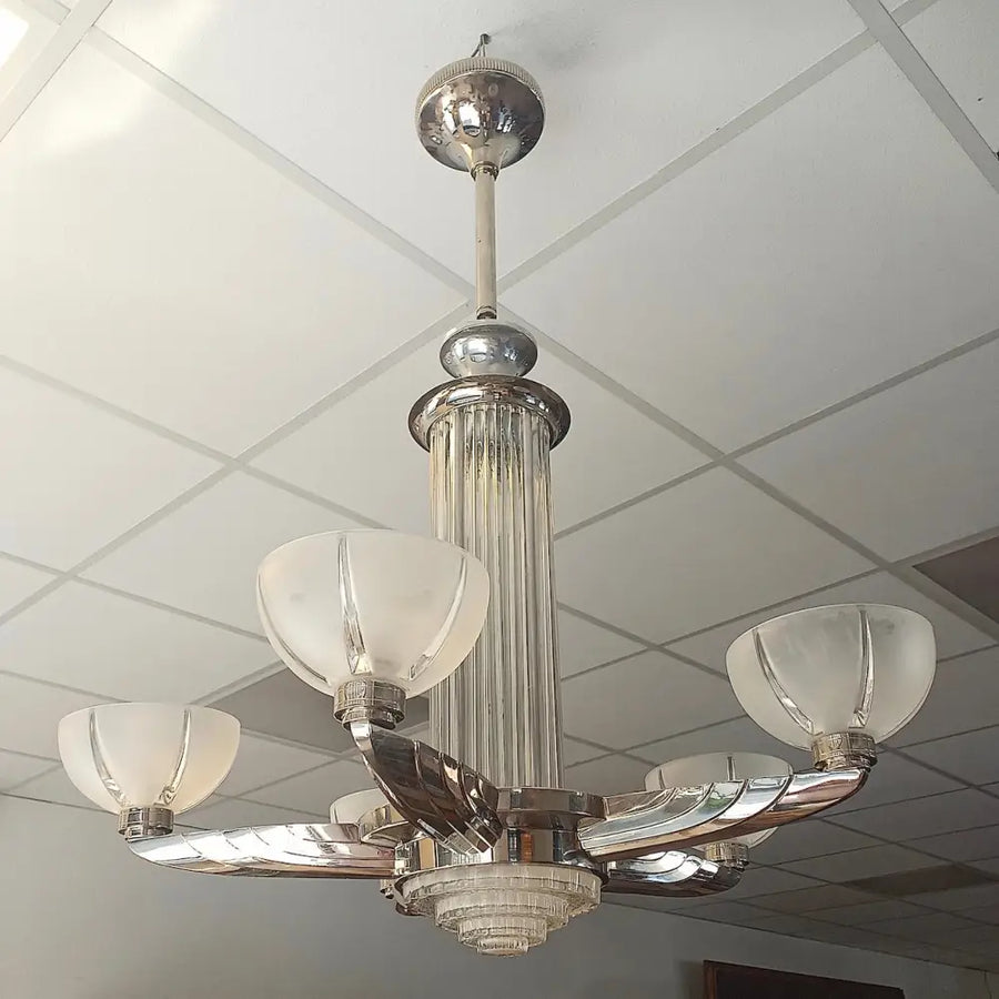 Deckenlampe von Petitot Art Déco um 1930 - Leuchten