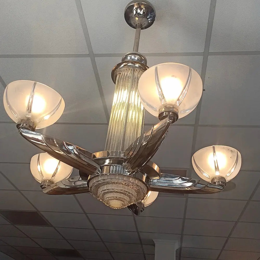 Deckenlampe von Petitot Art Déco um 1930 - Leuchten
