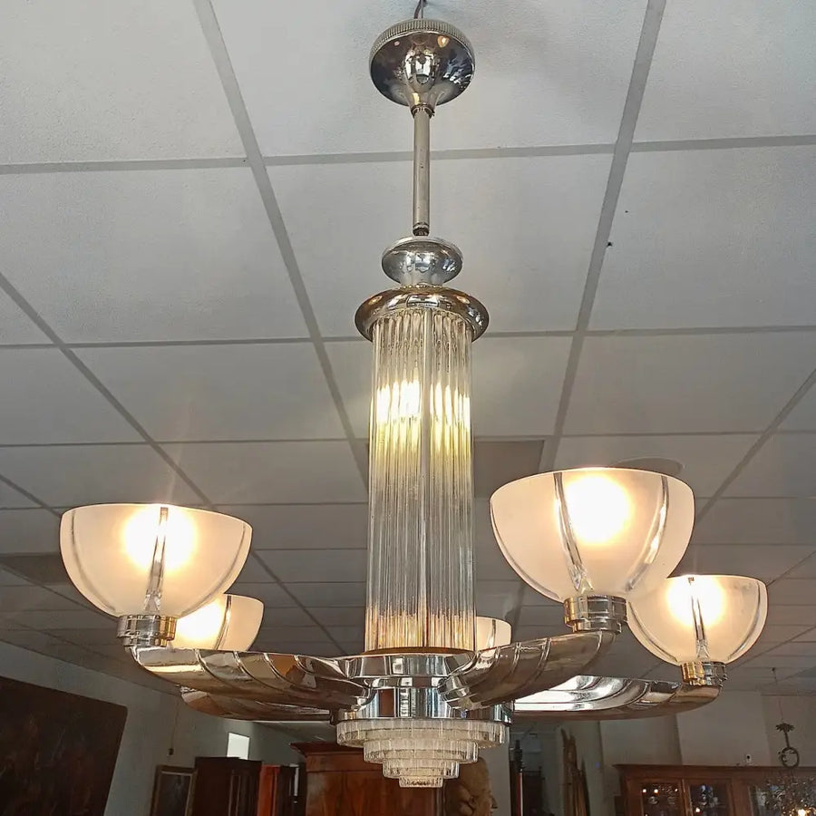 Deckenlampe von Petitot Art Déco um 1930 - Leuchten