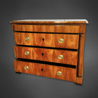 Biedermeier Kommode mit freistehenden Säulen