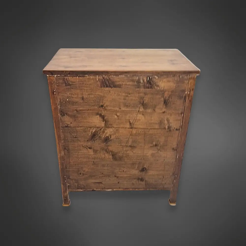 Biedermeier-Halbschrank Kirschbaum furniert Süddeutschland