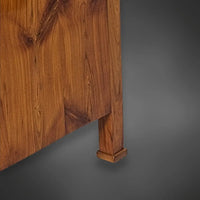 Biedermeier-Halbschrank Kirschbaum furniert Süddeutschland