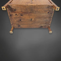 Biedermeier-Halbschrank Kirschbaum furniert Süddeutschland