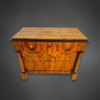 Biedermeier Schreibkommode Nussbaum – um 1820 - kommode