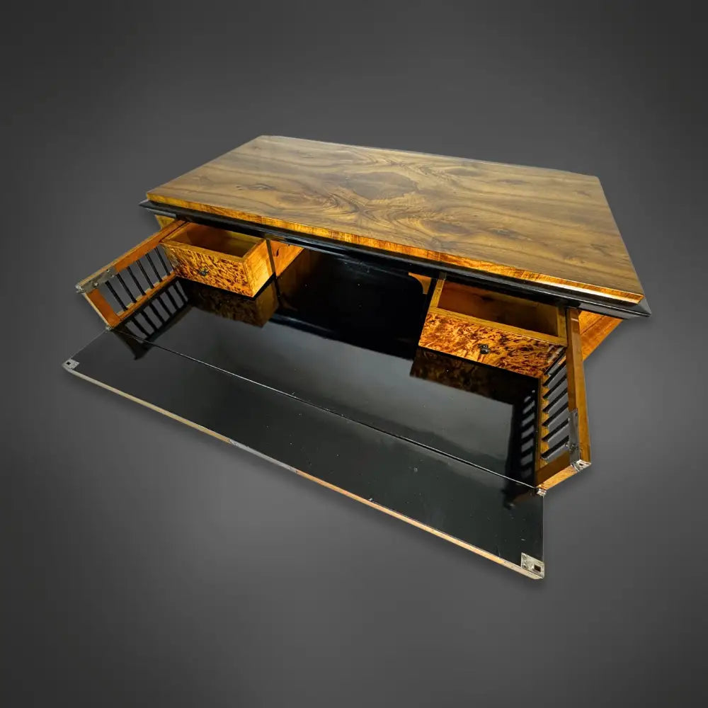 Biedermeier Schreibkommode Nussbaum – um 1820 - kommode