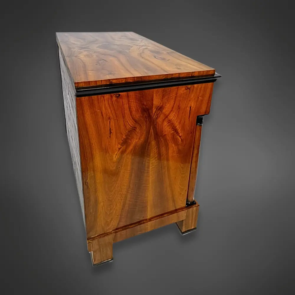 Biedermeier Schreibkommode Nussbaum – um 1820 - kommode