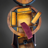 Seltener Biedermeier-Globustisch / Nähtisch