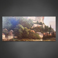 Ölgemälde auf Leinwand - Franz Becker Schloss Colditz –