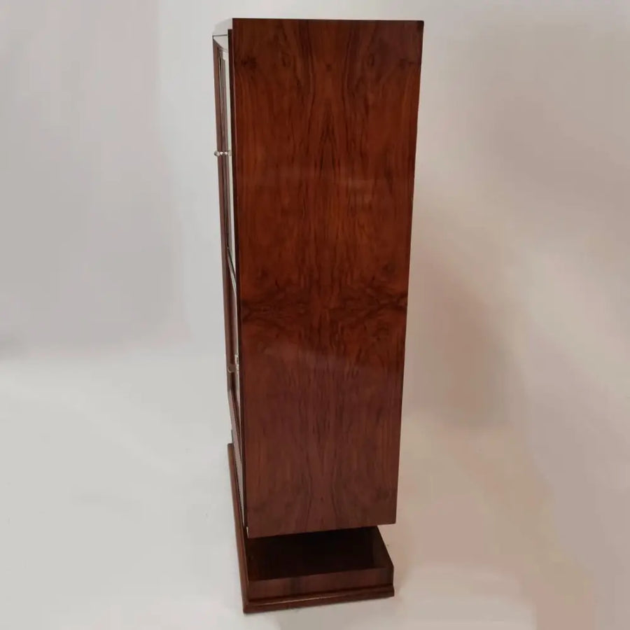 Vitrine Art Déco Nussbaum furniert um 1920 - Möbel