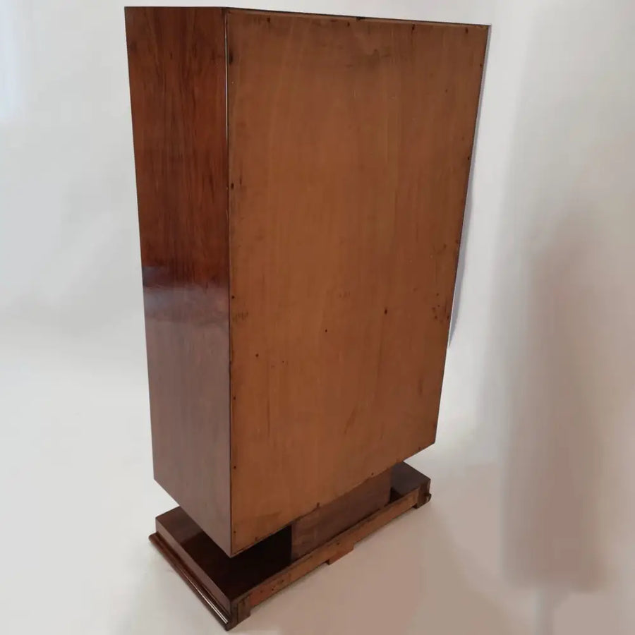 Vitrine Art Déco Nussbaum furniert um 1920 - Möbel