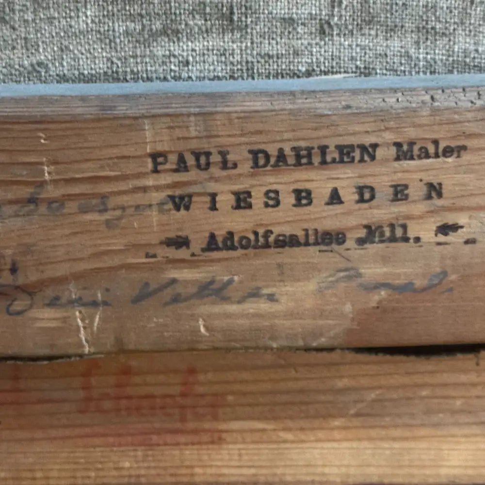 Gemälde Paul Dahlen - Blick ins Wispertal 1934 - Bilder