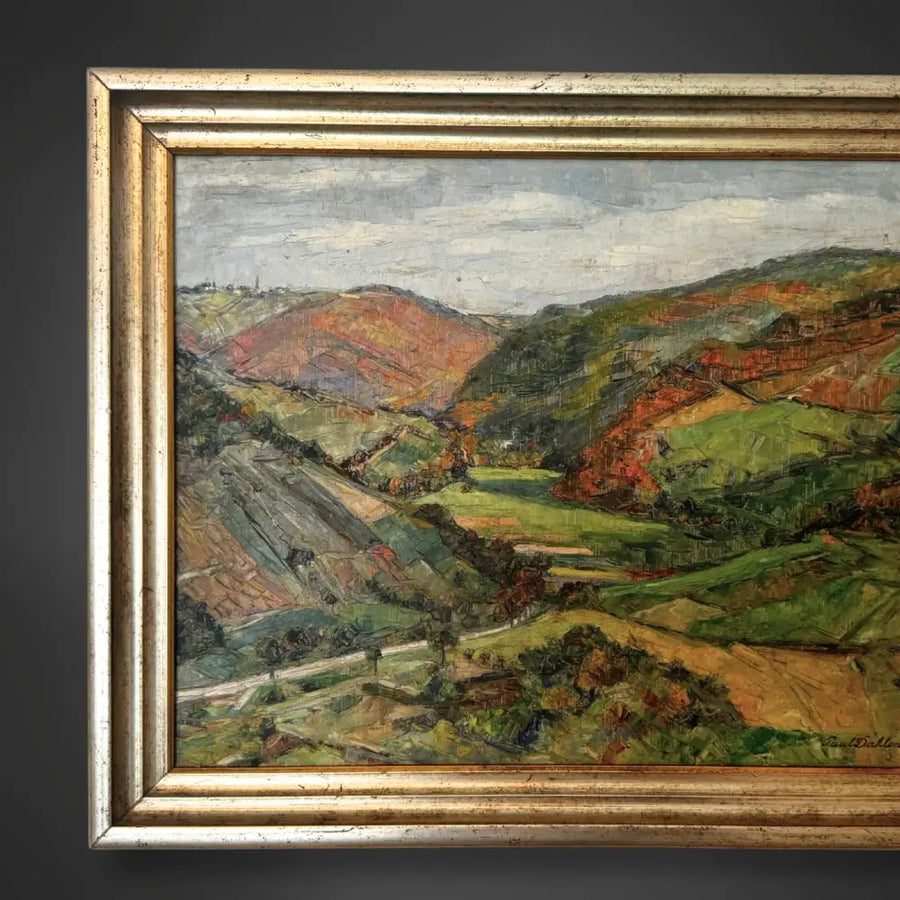Gemälde Paul Dahlen - Blick ins Wispertal 1934 - Bilder